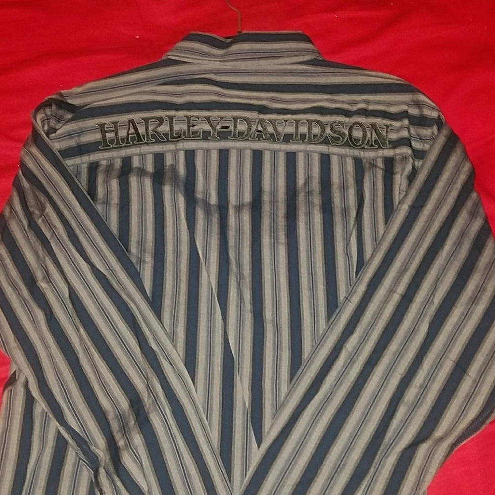 Long sleeve Harley-Davidson button down shirt
